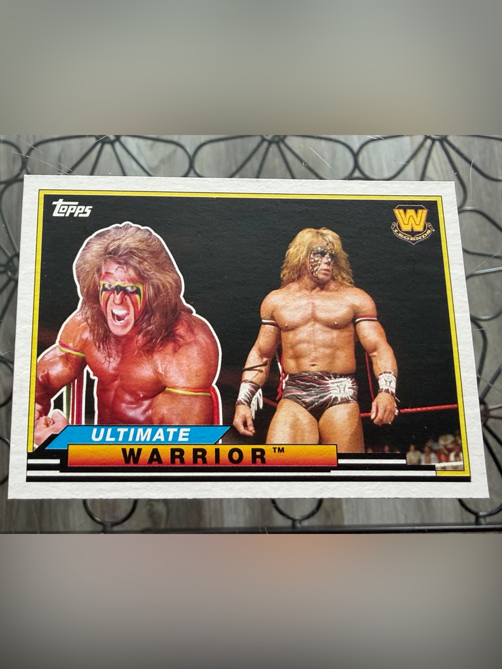 Ultimate Warrior 2018 Topps WWE Wrestling Card
